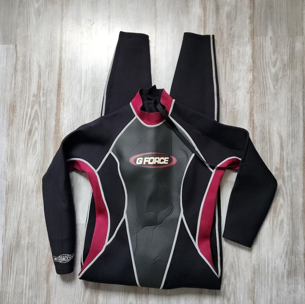 G/FORE Men's Black and Pink Swim Suit